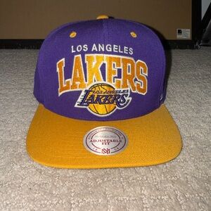 Mitchell & Ness Los Angeles Lakers Purple and Gold Cap